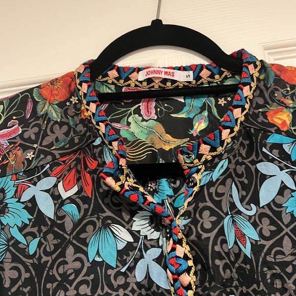 Johnny Was Silk EmbroideredTunic - Picture 2 of 5